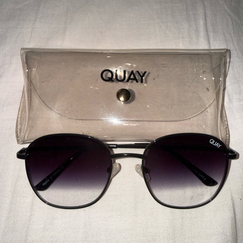Quay Australia Black Gradient Sunglasses
